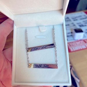 “Life’s Short, Talk Fast” necklace